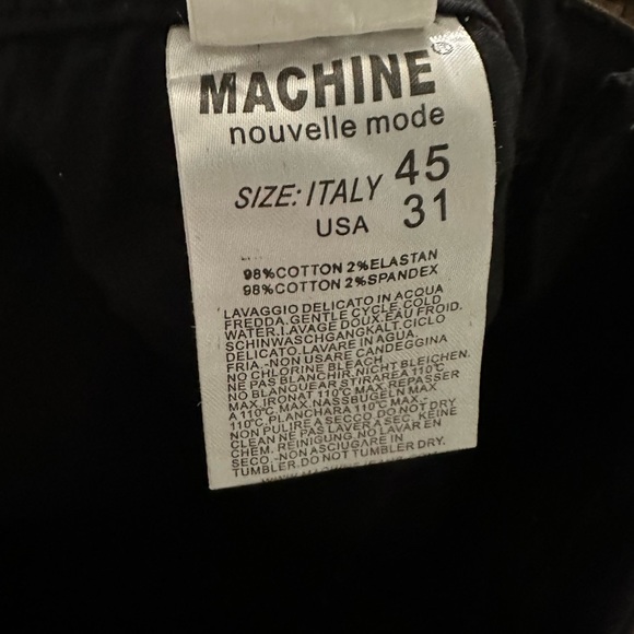 Machine Rose Embroidered Black Skinny Jean - Picture 3 of 5
